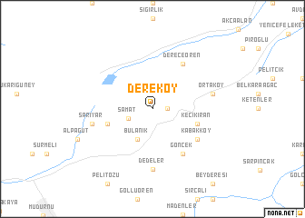 map of Dereköy