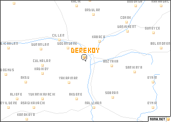 map of Dereköy