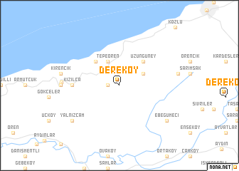 map of Dereköy