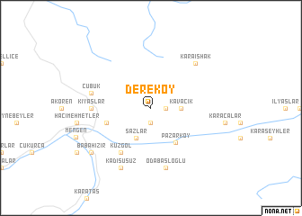 map of Dereköy