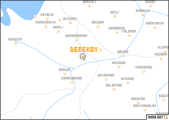 map of Dereköy