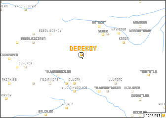 map of Dereköy