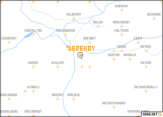 map of Dereköy