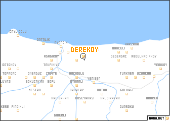 map of Dereköy