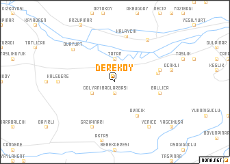 map of Dereköy