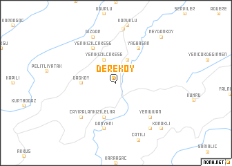 map of Dereköy