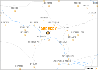 map of Dereköy