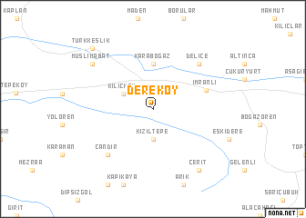 map of Dereköy