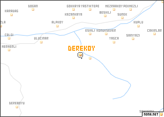 map of Dereköy