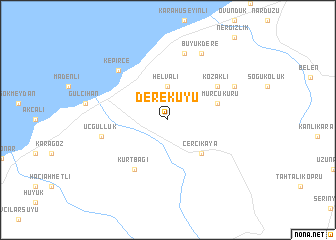 map of Derekuyu