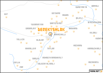 map of Derekyshlak