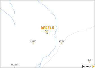 map of Derela