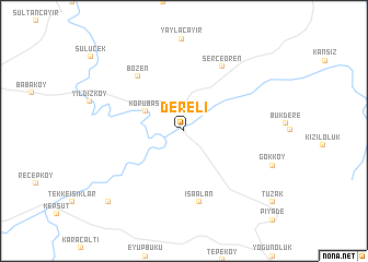 map of Dereli