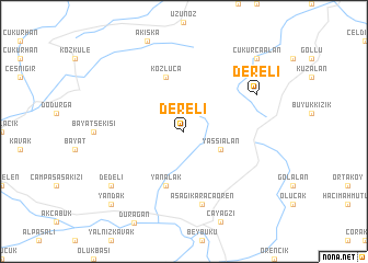 map of Dereli