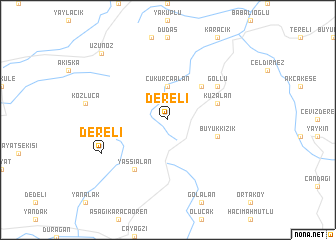 map of Dereli