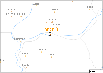 map of Dereli