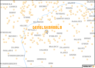 map of Derelska Maala