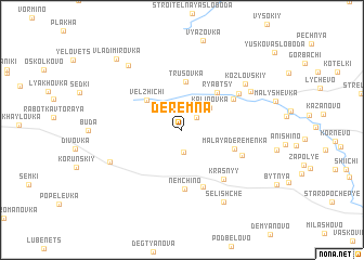 map of Deremna