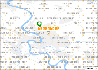 map of Derendorf