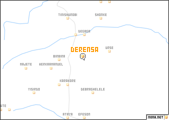 map of Derēnsa
