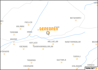 map of Dereören