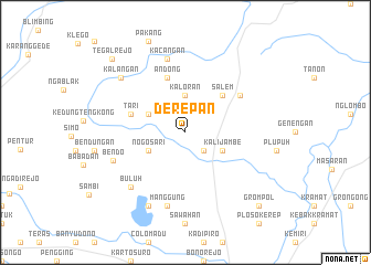 map of Derepan