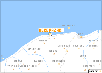 map of Derepazarı