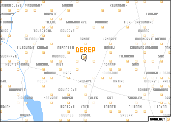 map of Dérep