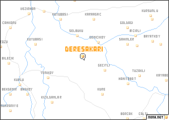 map of Deresakarı