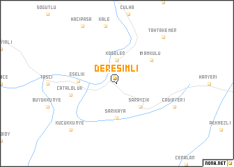 map of Dereşimli