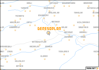 map of Deresoplan