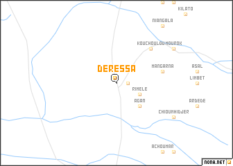 map of Déréssa