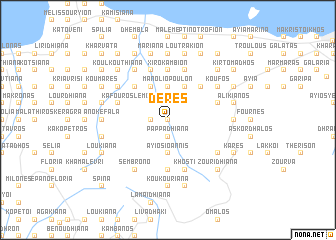 map of Derés