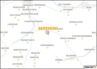 map of Dereven\