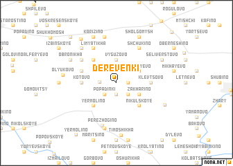 map of Dereven\