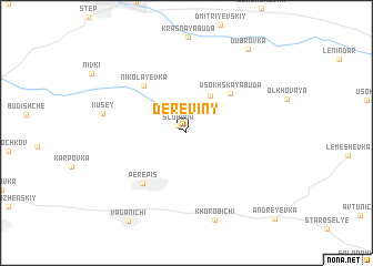 map of Dereviny