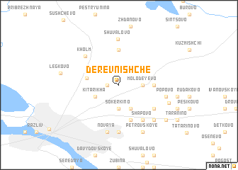 map of Derevnishche