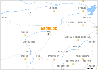 map of Derevok