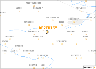 map of Derevtsy