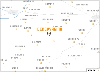 map of Derevyagino