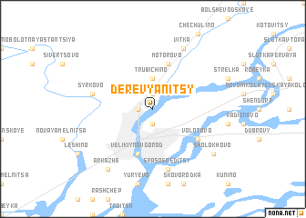 map of Derevyanitsy