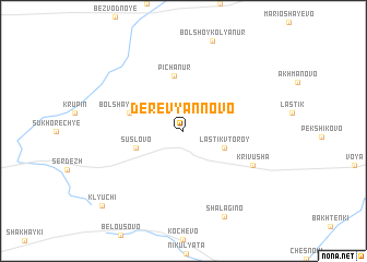 map of Derevyannovo