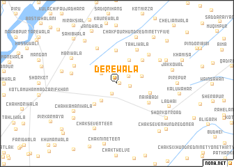 map of Derewāla