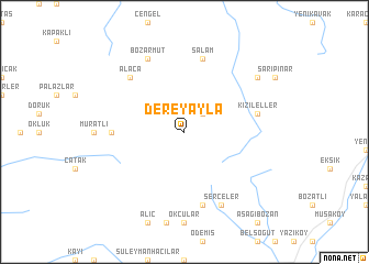 map of Dereyayla