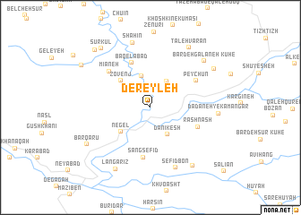 map of Dereyleh