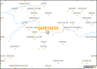 map of Dereyücek