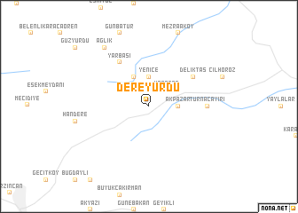 map of Dereyurdu