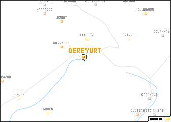 map of Dereyurt