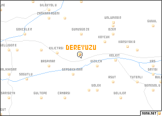 map of Dereyüzü