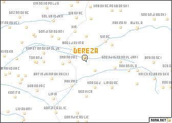 map of Dereza